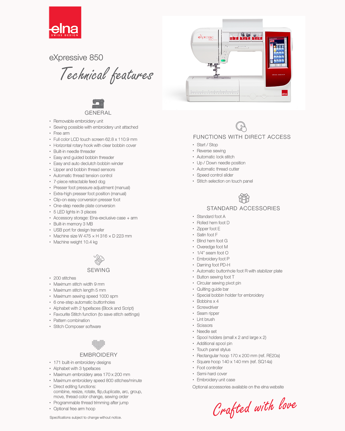 Expressive 850b Millard Sewing Center