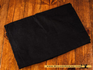 Remnant (Cotton) Black Fabric (1-1/4 yds)