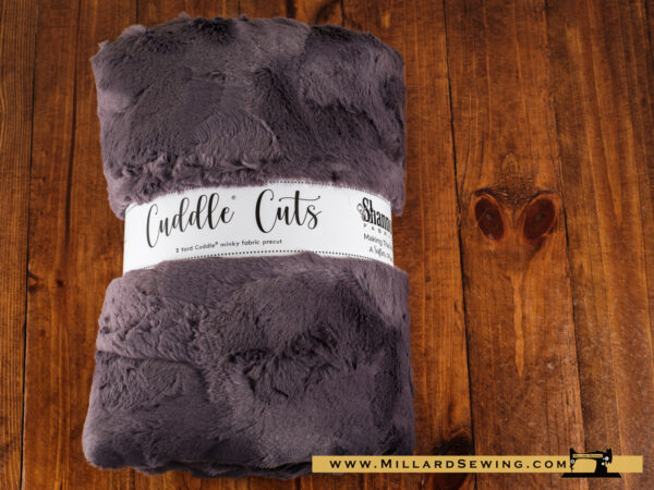 Minky, 2 Yard Luxe Cuddle Cuts in Hide Charcoal by Shannon Fabrics