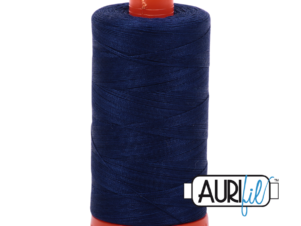 50wt Cotton Thread in 2784 Dark Navy by Aurifil