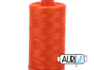 50wt Cotton Thread in 1104 Neon Orange by Aurifil