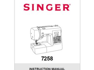 Singer Model 7258 Reference Manual (Original)